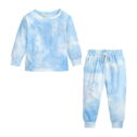 Winter Savings Clearance! Dezsed Fashion Kids Clothes Set Toddler Baby Boy Girl Tie-Dye Casual Tops + Child Loose Trousers 2Pcs...