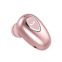 Wireless BT Earphones Stereo in-Ear Mini Sports Workout Earbuds with Microphone (Pink)
