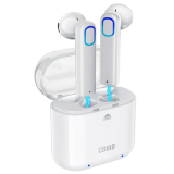 Wireless EarbudsBluetooth 5.0 Wireless Earbuds Bluetooth Headphones with Deep Bass HiFi 3D Stereo Sound Built-in Mic Earphones with Portable Charging Case for Smartphones and Laptops (White) On Sale At Walmart