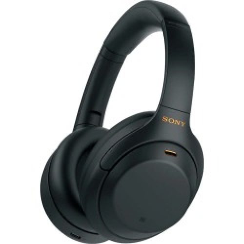 Wireless Noise-Cancelling Over-The-Ear Headphones - Black