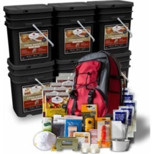 Wise Company 3 Month Emergency Food Supply Package with Bonus 5 Day Survival Backpack, 720 Servings