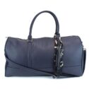 Women's Large Leather Weekender Duffel Bag with Satin Interior - Big 22