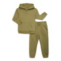 Wonder Nation Boys Fleece Hoodie and Jogger Set, Sizes 4-18 & Husky