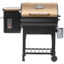 Wood Pellet Smoker & Grill, 6 in 1 Outdoor Smokers BBQ with Auto Temperature Controls 305 sq. in
