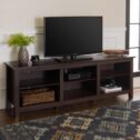 Woven Paths Open Storage TV Stand for TVs up to 78