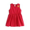 XMMSWDLA Toddler Girl Clothes Deals Clearance Baby Girls Sleeveless Dress Tank Dress Children's Clothing