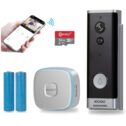 XODO Smart WiFi 1080P Video Doorbell Wireless Security Camera, 2-Way Audio, Real-Time Alerts, with Indoor Chime, Rechargeable Batteries & 32GB...