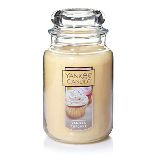 Yankee Candle Large Jar Candle Vanilla Cupcake, Cream