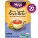 Yogi Tea Honey Lavender Stress Relief, Organic Herbal Tea Bags, 16 Count