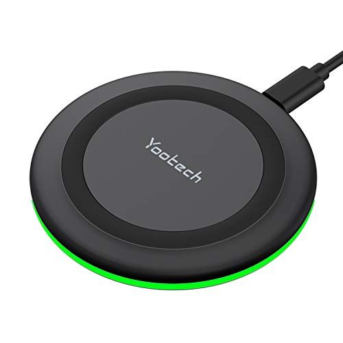 Yootech Wireless Charger,10W Max Fast Wireless Charging Pad Compatible with iPhone 13/13 Pro/13 Mini/13 Pro Max/SE 2022/12/SE 2020/11/X/8,Samsung Galaxy S22/S21/S20/S10,AirPods...