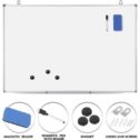 ZENSTYLE Magnetic Whiteboard 36 x 24 inch Dry Erase White Board Wall Hanging W/ Accessories