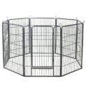 ZENSTYLE 40 inch Pet Playpen Foldable 8 Panels Dog Playpen Exercise Fence