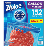 Ziploc Easy Open Tabs Freezer Gallon Bags (152 ct.) on Sale At Sam’s Club