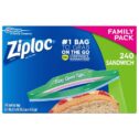 Ziploc Sandwich Bags, 240 ct