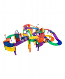 PicassoTiles Race Track 100-Piece Magnetic Building Block Set $54.99