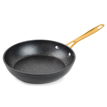 Thyme & Table Non-Stick 8" Inch Gold Fry Pan with Stainless Steel Induction Base