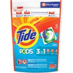 Tide Pods Laundry Detergent, Ocean Mist, 35 Pods (Pgc93126Ea)