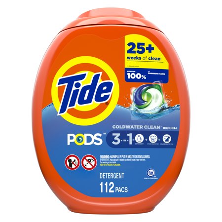 Tide Pods Laundry Detergent Original Scent, 112 Count