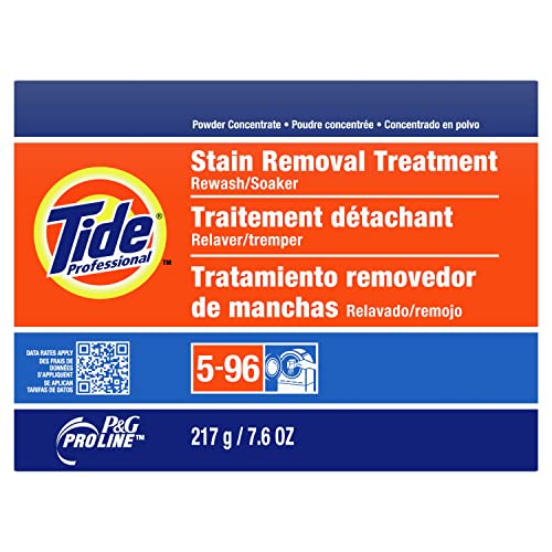 Tide Professional Stain Removal Treatment Powder, 7.6 Oz Box, 14/Carton