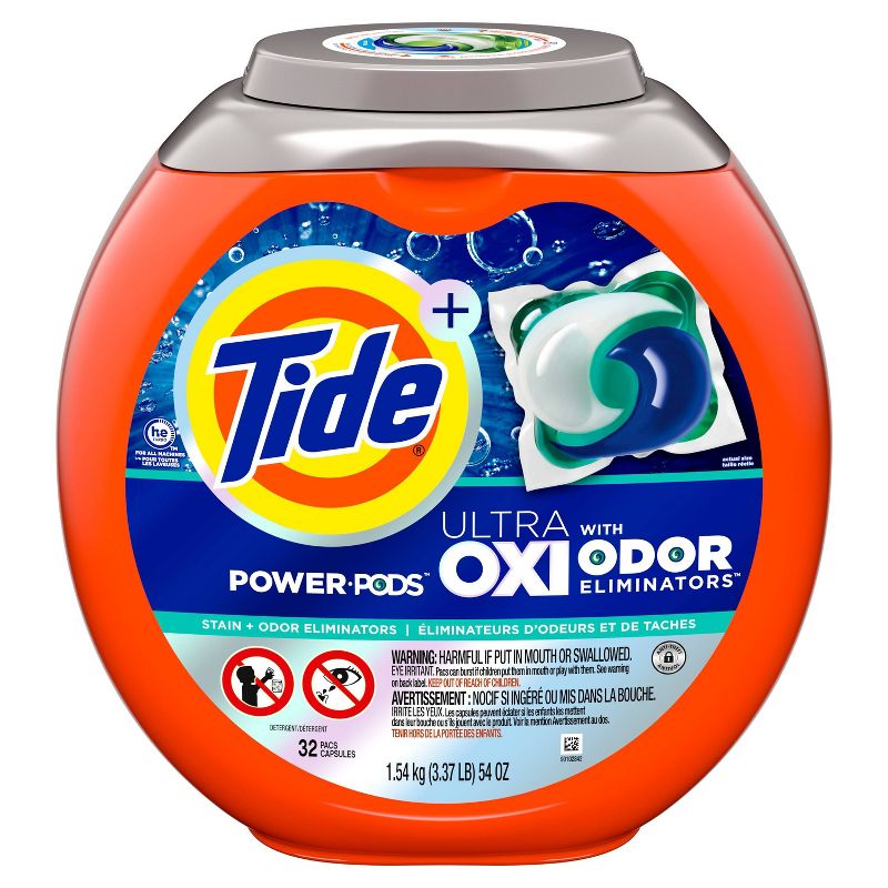 Tide Ultra OXI Power Pods with Odor Eliminators for Visible and Invisible Dirt Laundry Detergent Pacs TODAY ONLY At Target