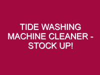 tide washing machine cleaner stock up 1307137
