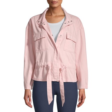 Time and Tru Women's Cinched Utility Jacket