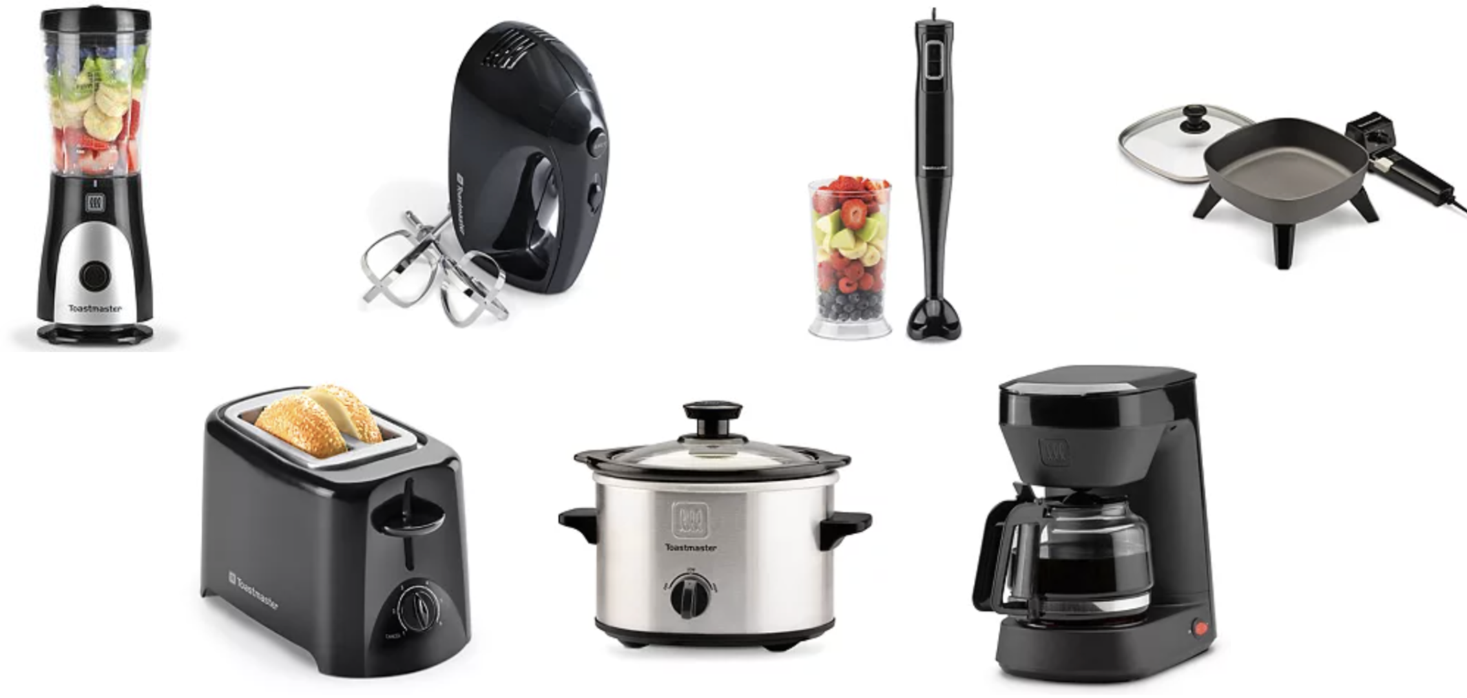 Toastmaster Small Appliances ONLY $14.99 at Kohls