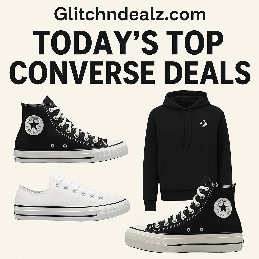 🔥 Today’s Top Converse Deals – Save on Chuck Taylors, Kids’ Sneakers & Apparel