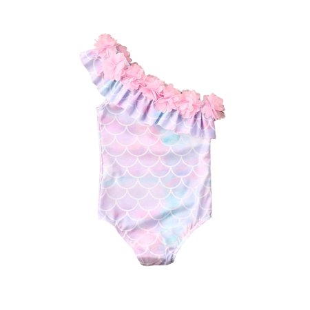 Toddler Kids Baby Girls 1T-5T Floral Bikini Swimwear Swimsuit Bathing Suit Beachwear