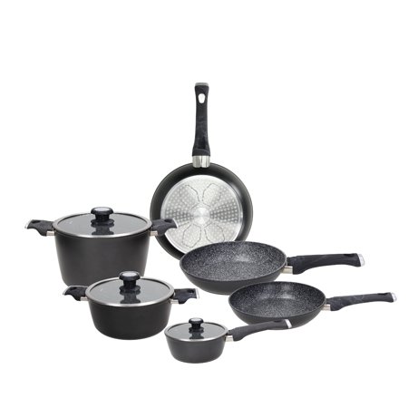 Tognana Sphera Stainless Steel Induction Ready Non-Stick 9-Piece Cookware Set