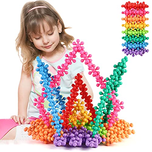 TOMYOU 200 Pieces Building Blocks Kids STEM Toys Educational Building Toys Discs Sets Interlocking Solid Plastic for Preschool Kids Boys...