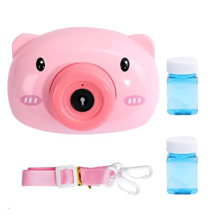 Toymytoy 1 Set Bubble Camera Machine Kit Electric Maker Mini Blower for Kids Girls Friends without Battery