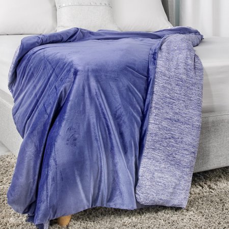Tranquility 15lb Cooling Weighted Blanket, Indigo Blue