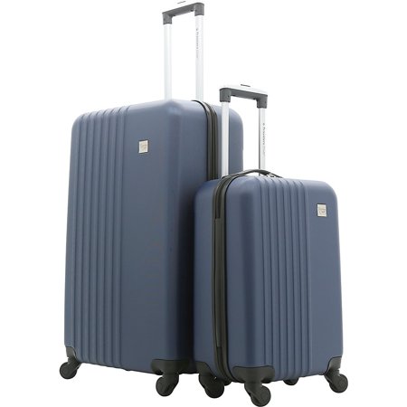 Travelers Club 2 pc. rolling hardside spinner luggage set - 20" and 28" sizes - Navy