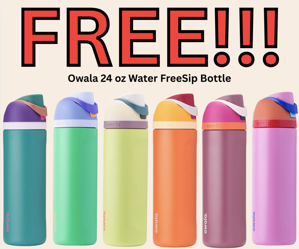 TRENDING: Get a FREE Owala 24 oz Water Bottle from Dick’s Sporting Goods!