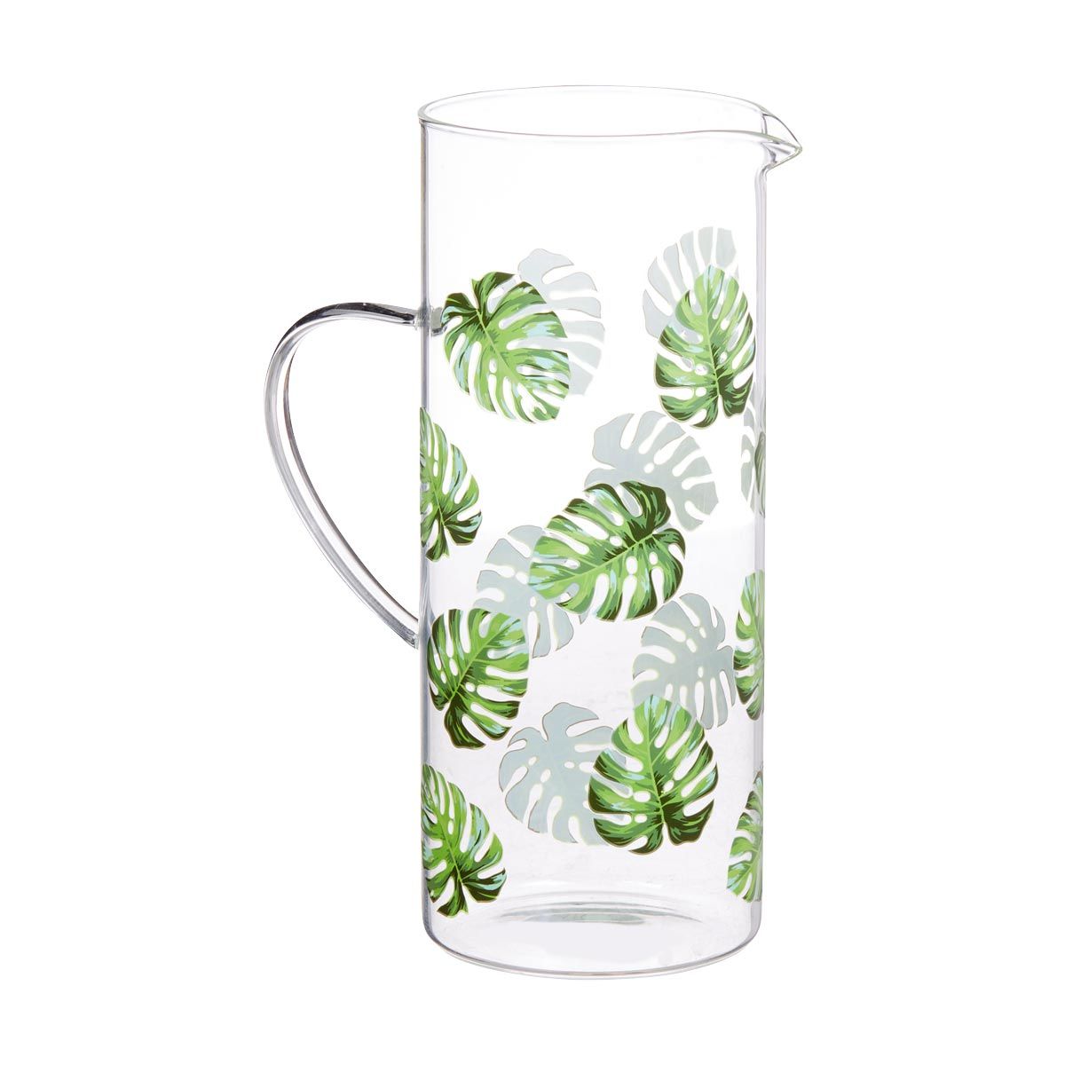 Tropical Leaves Printed Pitcher on Sale At Dollar General