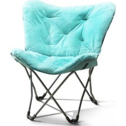 Trule Mainstays Folding Faux Fur Butterfly Chair P in Pink, Size 32.6 H in | Wayfair 616C0DF5E5DA457BA803DEB6DF3BFF2A