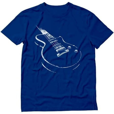 Tstars Men's Guitar T-Shirt - Unique Musician Gift - Ideal for Father's Day & Birthdays - 2XL, Blue