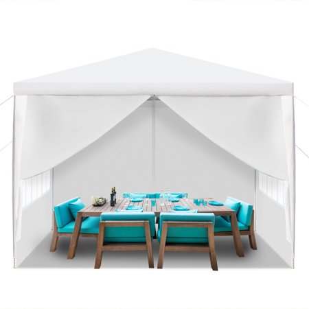 UBesGoo Canopy Party Wedding Event Tent 10'x10' Outdoor Gazebo Tent 4 Side Walls