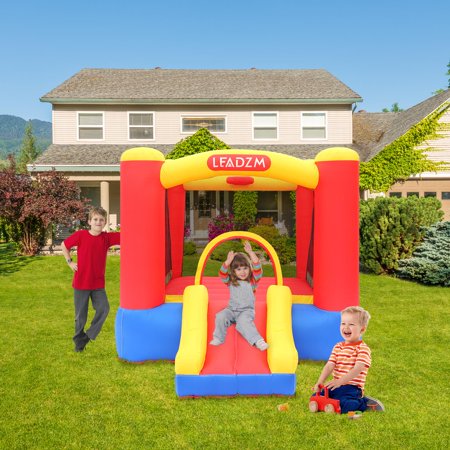 Ubesgoo Kids Castle Inflatable Bounce House Small Jumper with Slide