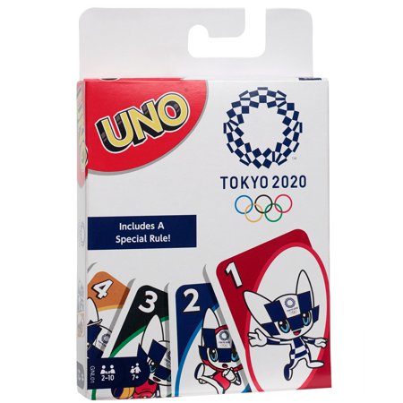 Uno Olympic Games tokyo 2020 Card Game with 112 Cards for 7 Years Old and up