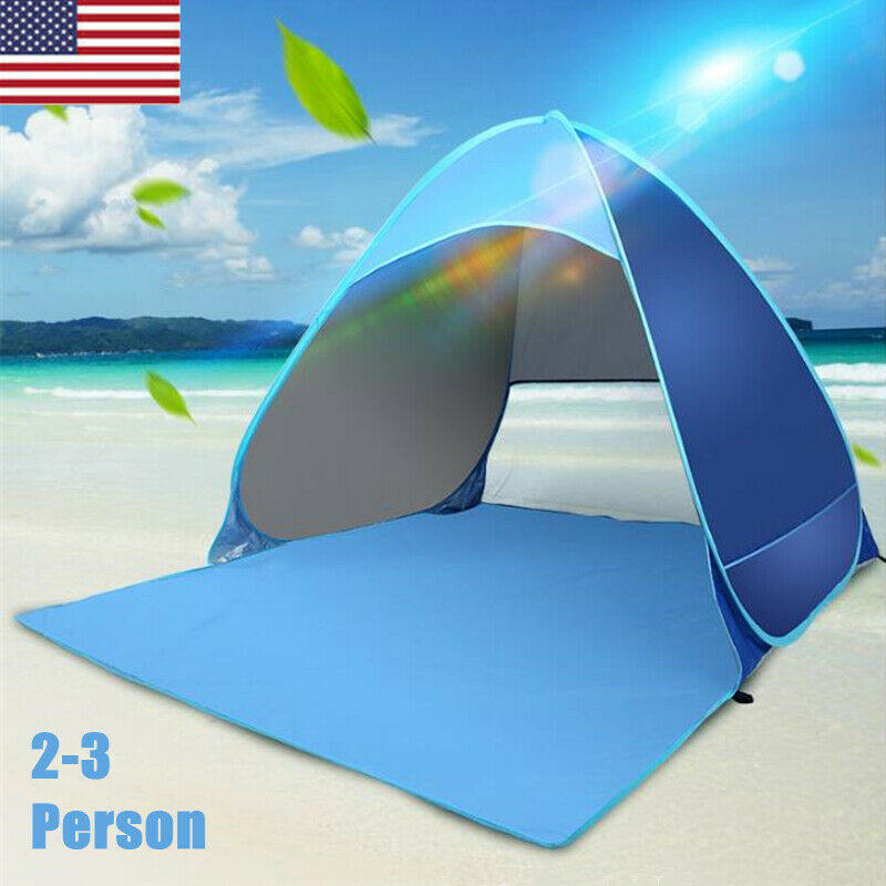 US Pop Up Beach Tent Sun Shade Shelter Outdoor Camping Fishing Canopy Portable