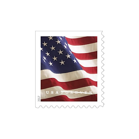 USPS FOREVER® STAMPS, Coil of 100 Postage Stamps, Stamp Design May Vary On Sale At Walmart