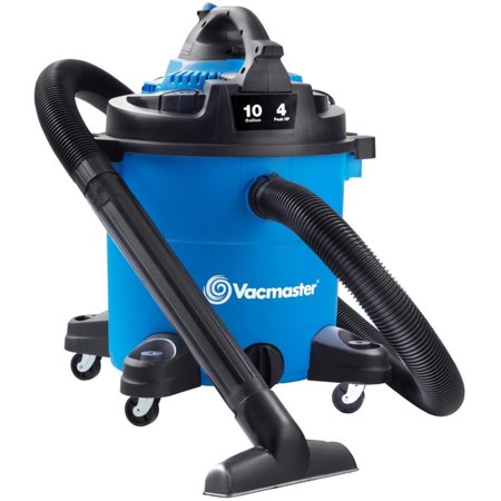 Vacmaster 10-Gallon 4 Peak HP Wet/Dry Vacuum with Detachable Blower, Blue