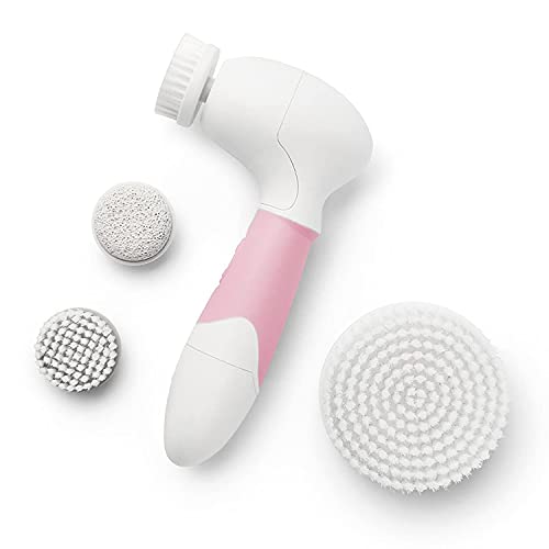 Vanity Planet Spin Body Brush Complete Face & Body Scrub Spin Brush, Pink