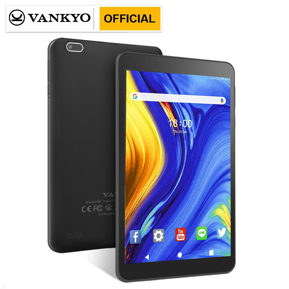 VANKYO 7 Inch Tablet PC Android 10.0 Quad Core Dual Cameras 1GB/32GB WiFi Tablet