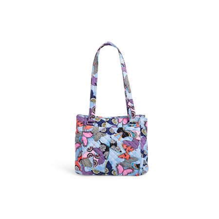 Vera Bradley Women's Recycled Cotton Multi-Compartment Shoulder Bag Butterfly By