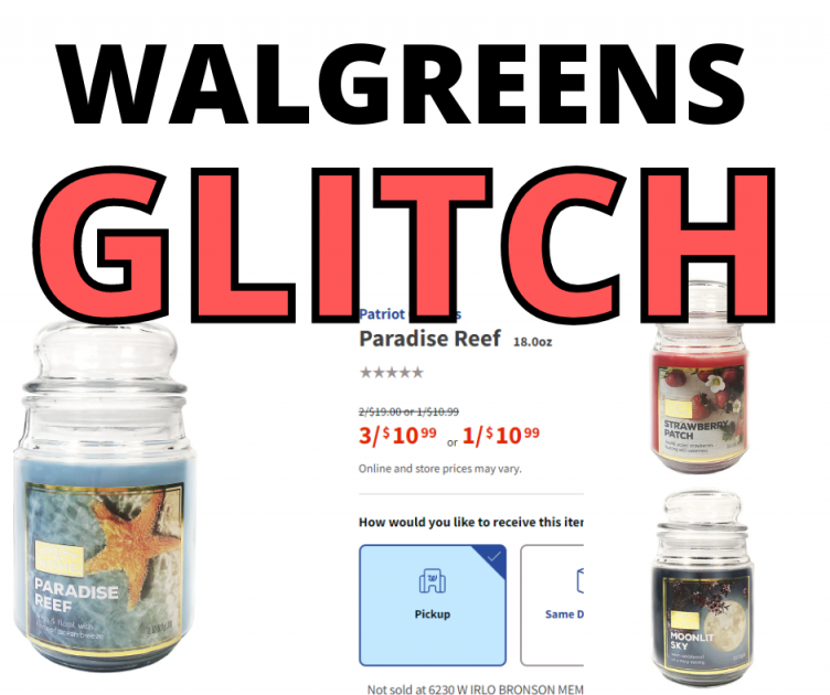 Walgreens GLITCH On Candles!