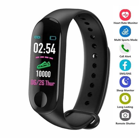 Walmart Black Friday 2021 Deals Fitness Tracker, Activity Tracker Watch with Heart Rate Monitor, IP67 Waterproof Fitness Wristband with Step Counter, Calorie Counter, Smart Watch for Women and Men
