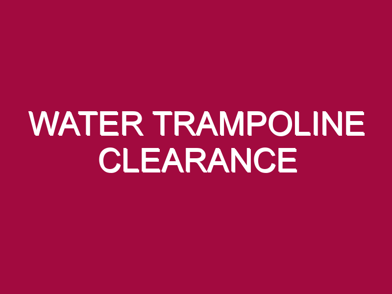 water trampoline clearance 1305150